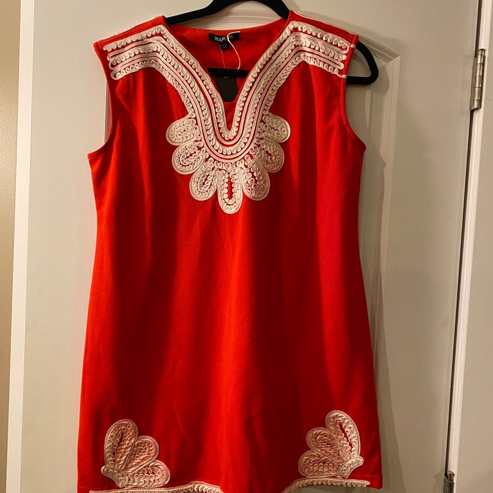 red Wapi tunic